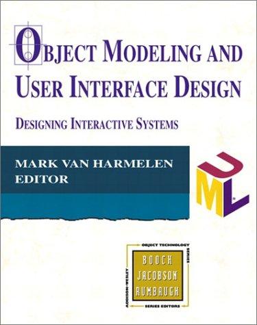 Cover for Object Modeling and User Interface Design