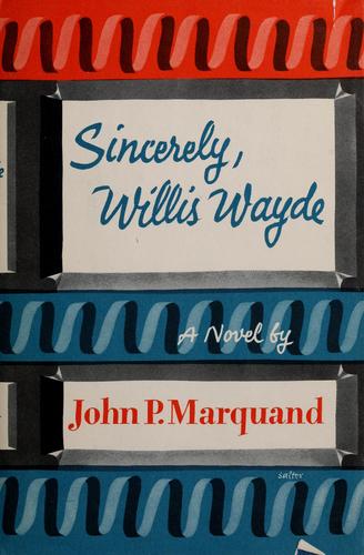 Cover for Sincerely, Willis Wayde