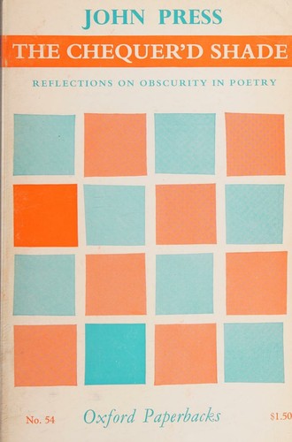 Cover for The Chequerd Shade by John Press