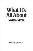Cover for What It's All About