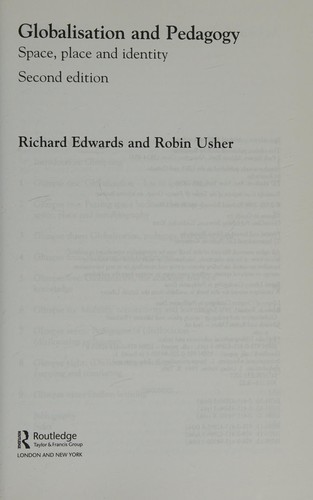 Cover for Globalisation and pedagogy
