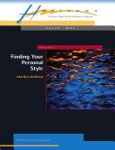 Cover for Finding Your Personal Style (Minicourses)