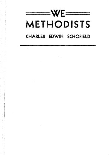 Cover for We Methodists