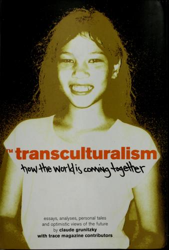 Cover for Transculturalism