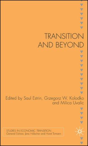 Cover for Transition and Beyond (Studies in Economic Transition)