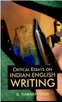 Cover for Critical Essays on Indian English Writing