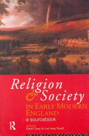 Cover for Religion and Society in Early Modern England