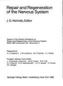 Cover for Repair and Regeneration of the Nervous Systems