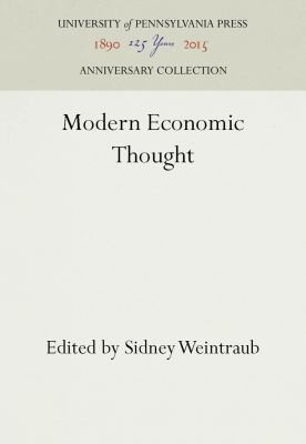Cover for Modern Economic Thought