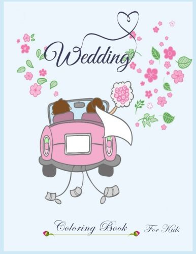Cover for Wedding Coloring Book for kids