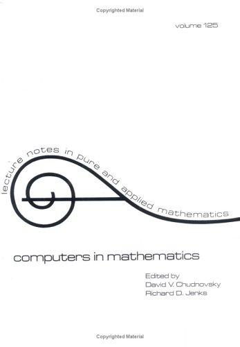Cover for Computers in mathematics
