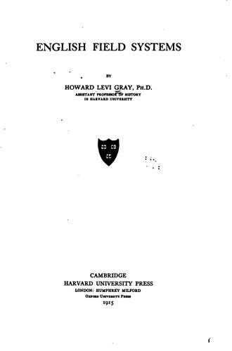 Cover for English field systems