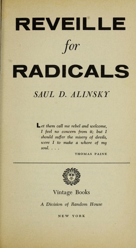 Cover for Reveille for radicals