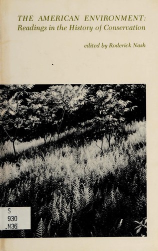 Cover for The American environment