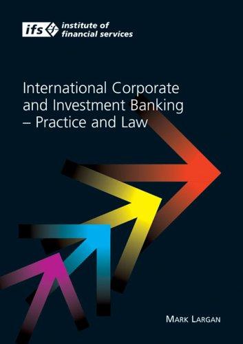 Cover for International Corporate and Investment Banking