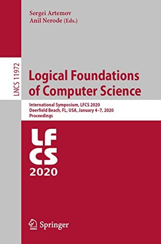 Cover for Logical Foundations of Computer Science