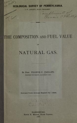 Cover for The composition and fuel value of natural gas.