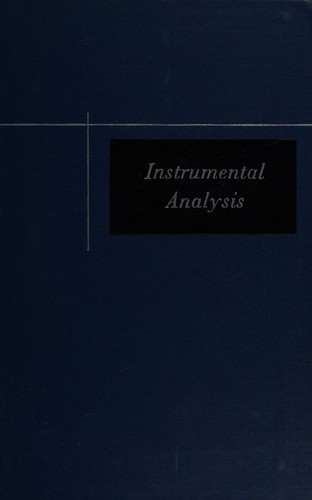 Cover for Instrumental analysis.