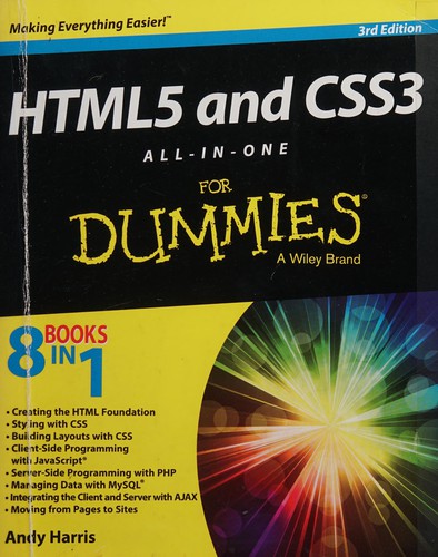 Cover for HTML5 and CSS3 all-in-one for dummies