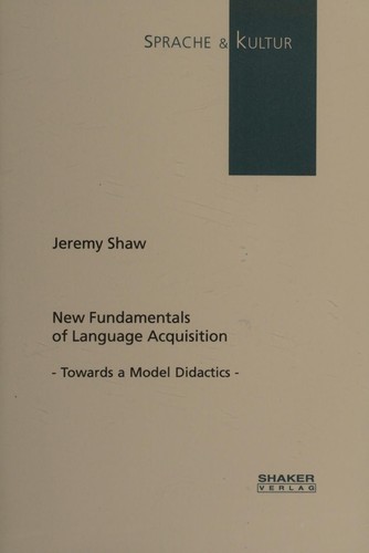 Cover for New fundamentals of language acquisition