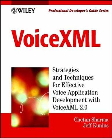 Cover for VoiceXML