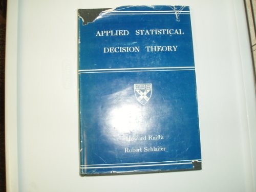 Cover for Applied statistical decision theory.