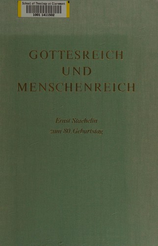 Cover for Gottesreich und Menschenreich.