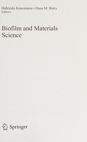 Cover for Biofilm and Materials Science