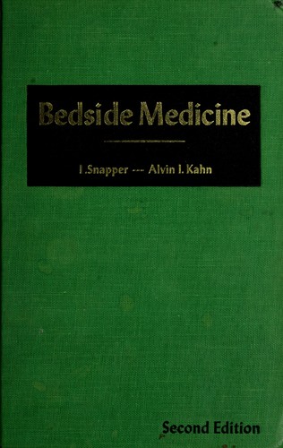 Cover for Bedside medicine