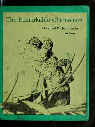 Cover for The remarkable chameleon.
