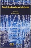 Cover for Metal-Semiconductor Interfaces,