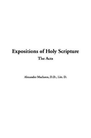 Cover for Expositions of Holy Scripture