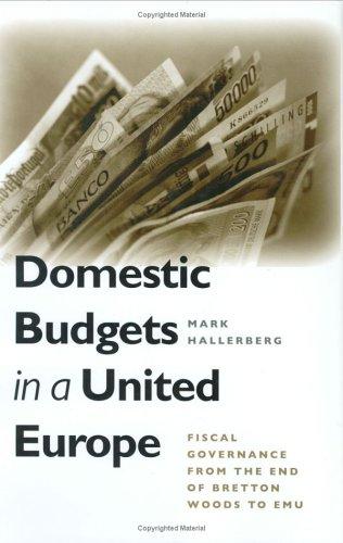 Cover for Domestic Budgets in a United Europe