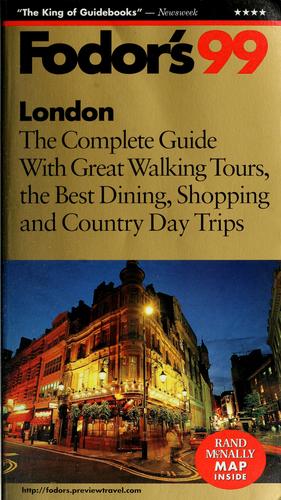 Cover for Fodor's London.