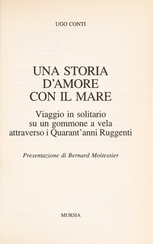 Cover for Una storia d'amore con il mare