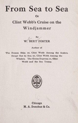 Cover for From sea to sea