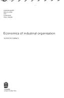 Cover for Economics of Industrial Organizations (Surveys in Economics)
