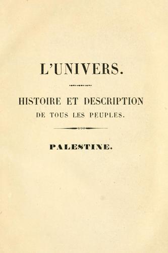 Cover for Palestine
