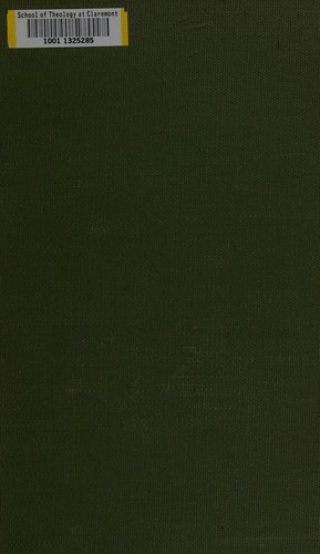 Cover for Epigraphische, formgeschichtliche und religionsgeschichtliche untersuchungen