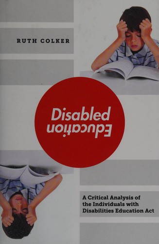 Cover for Disabled education