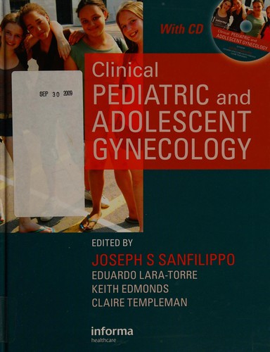 Cover for Clinical pediatric and adolescent gynecology