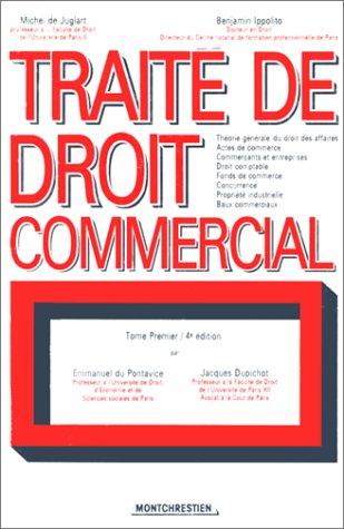 Cover for Traité de droit commercial