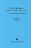 Cover for Human Rights and Judicial Review:A Comparative Perspective (International Studies in Human Rights)