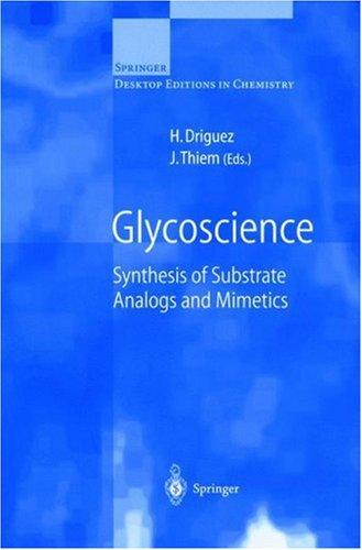 Cover for Glycoscience