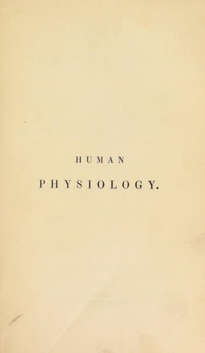 Cover for Human physiology
