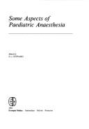 Cover for Some aspects of paediatric anaesthesia