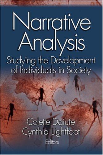 Cover for Narrative Analysis