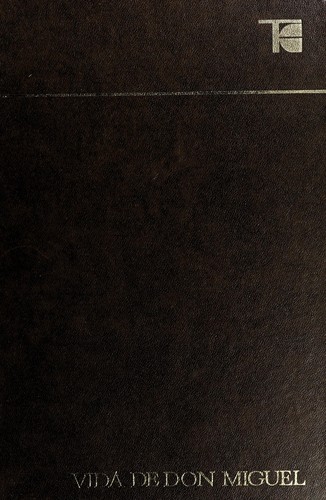 Cover for Vida de don Miguel