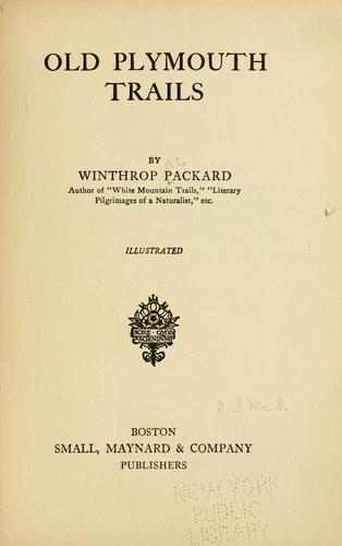 Cover for Old Plymouth trails