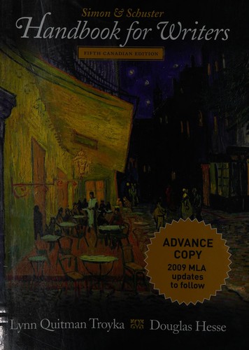 Cover for Simon & Schuster handbook for writers